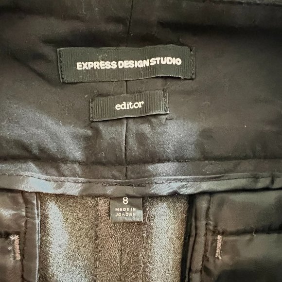 Express Charcoal Gray Dress Pants - Bootcut - Size 8 - Picture 4 of 4